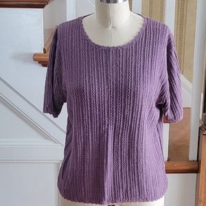 Bice Silk Blend Purple Blouse Shirt Size Small